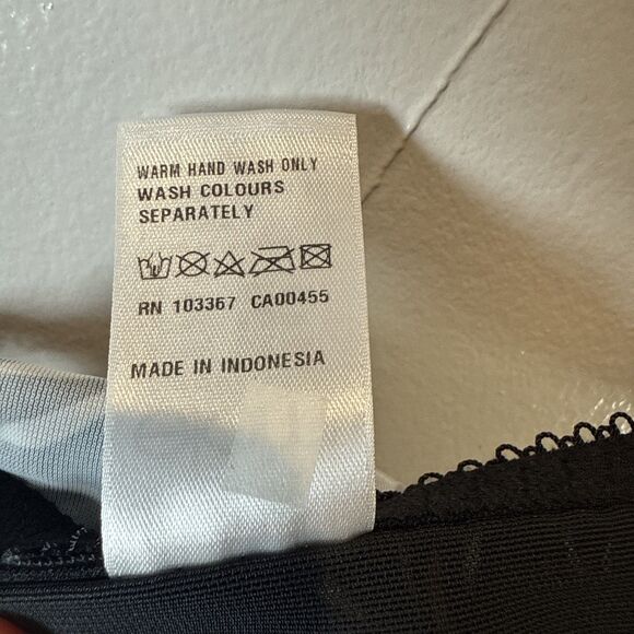 Elomi Morgan Banded Underwire Stretch Lace Bra Women's Size 40H (1) Black Pink - Picture 15 of 15